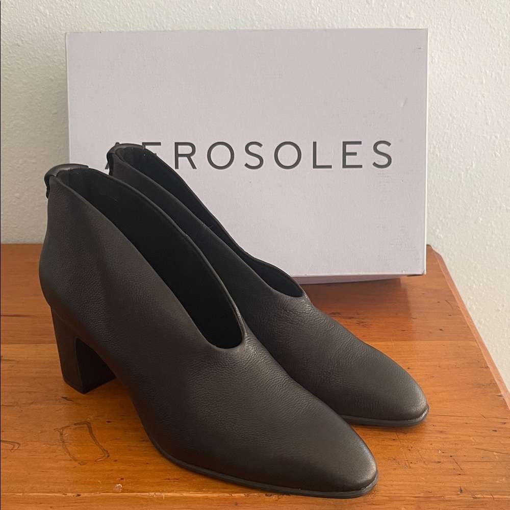 🔥 NWT Aerosoles Women's Black Heeled Shoes